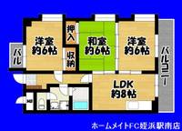 福岡県福岡市西区周船寺3(マンション)の賃貸物件の間取り