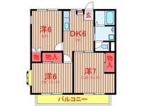 ジョワージファミーユ2号棟の間取り
