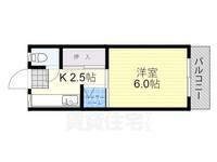大阪府茨木市舟木町(アパート)の賃貸物件の間取り