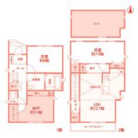 神奈川県茅ヶ崎市浜竹4(一戸建)の賃貸物件の間取り