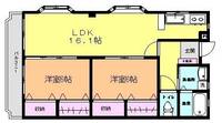 神奈川県伊勢原市石田(マンション)の賃貸物件の間取り