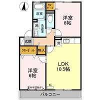 埼玉県八潮市緑町2(アパート)の賃貸物件の間取り