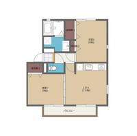 ヴィラージュ秋津 Bの間取り