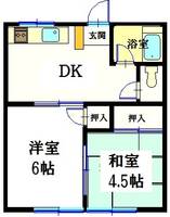 志すいコーポの間取り