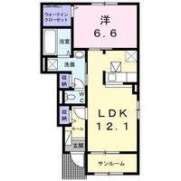 グレイス高松I Aの間取り
