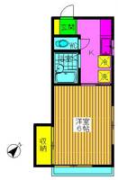 東京都北区西が丘2(アパート)の賃貸物件の間取り