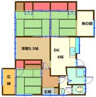 物件の間取り画像