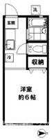 東京都八王子市鑓水(アパート)の賃貸物件の間取り