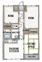 モアクレストふじいの間取り