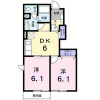 富山県富山市西荒屋(アパート)の賃貸物件の間取り