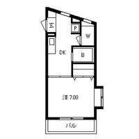 福岡県福岡市早良区原5(マンション)の賃貸物件の間取り
