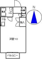 静岡県藤枝市駿河台5(アパート)の賃貸物件の間取り