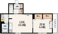 東京都北区志茂1(マンション)の賃貸物件の間取り