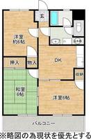 コーポ長池の間取り