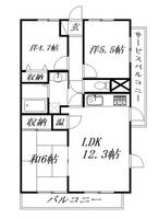 物件の間取り画像