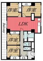 千葉県市原市辰巳台西3(マンション)の賃貸物件の間取り