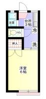 フシノハイツの間取り