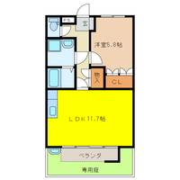 岐阜県大垣市昼飯町(アパート)の賃貸物件の間取り