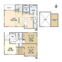 東京都日野市大坂上4(一戸建)の賃貸物件の間取り