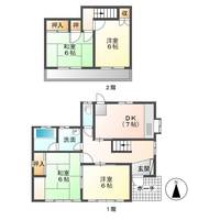 三重県鈴鹿市国府町(一戸建)の賃貸物件の間取り