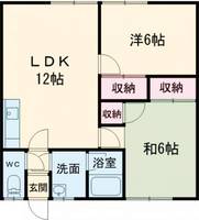 コーポ上野の間取り