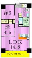 コンフォリア北小金の間取り