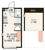 シティガーデン富士見台の間取り