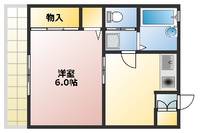 アパートメントタシロの間取り