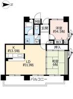 UR東豊中第二の間取り