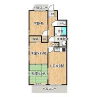 高知県高知市大津乙(マンション)の賃貸物件の間取り