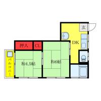 筑波荘の間取り