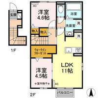 セジュールあいざわの間取り