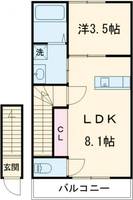 物件の間取り画像
