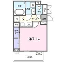 滋賀県草津市野村7(アパート)の賃貸物件の間取り