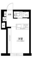 新宿早稲田レーベルの間取り