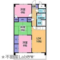 徳島県板野郡藍住町徳命字元村(マンション)の賃貸物件の間取り
