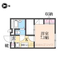 レオパレス伏見2の間取り