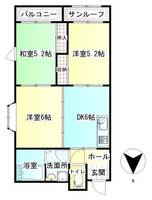 ライフフィールドマンションの間取り