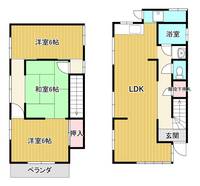 千葉県船橋市三山9(一戸建)の賃貸物件の間取り