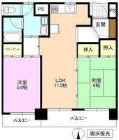 物件の間取り画像