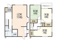 広島県広島市安芸区矢野南5(一戸建)の賃貸物件の間取り