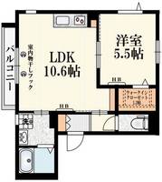 東京都杉並区阿佐谷南1(マンション)の賃貸物件の間取り