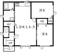 北海道帯広市大通南31(一戸建)の賃貸物件の間取り