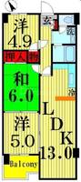 物件の間取り画像