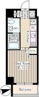東京都墨田区亀沢2(マンション)の賃貸物件の間取り