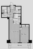 東京都中央区日本橋浜町3(マンション)の賃貸物件の間取り