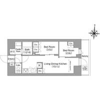 東京都品川区南品川3(マンション)の賃貸物件の間取り