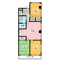 長良ロイヤルマンションの間取り