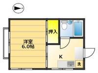 やまひこハイツIIの間取り