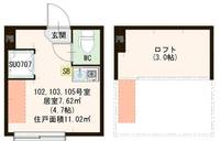 こぐまヴィラ旭丘の間取り